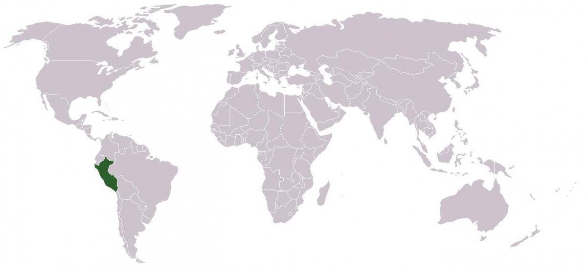 karta Peru globalne