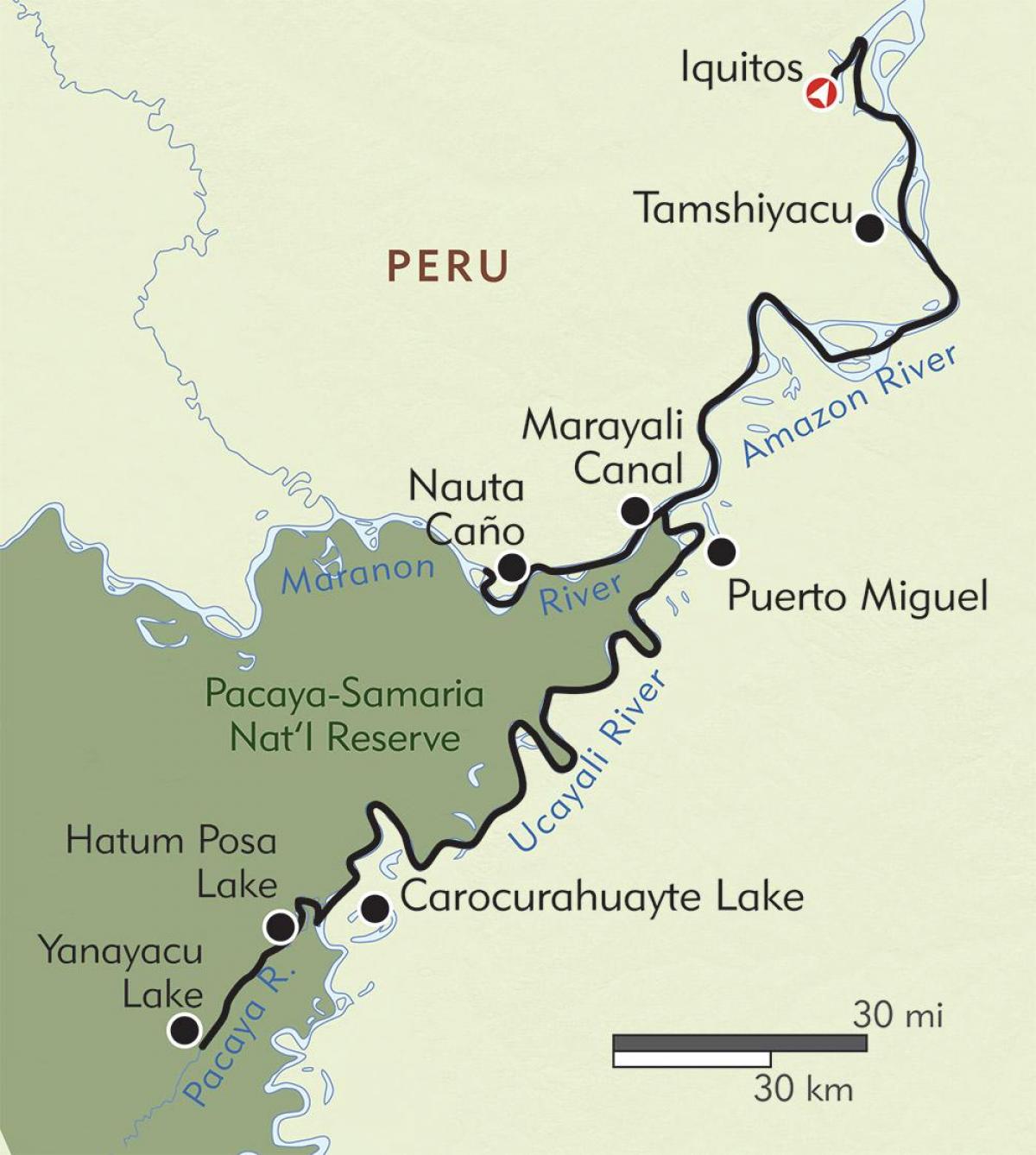 Amazon Peru karti