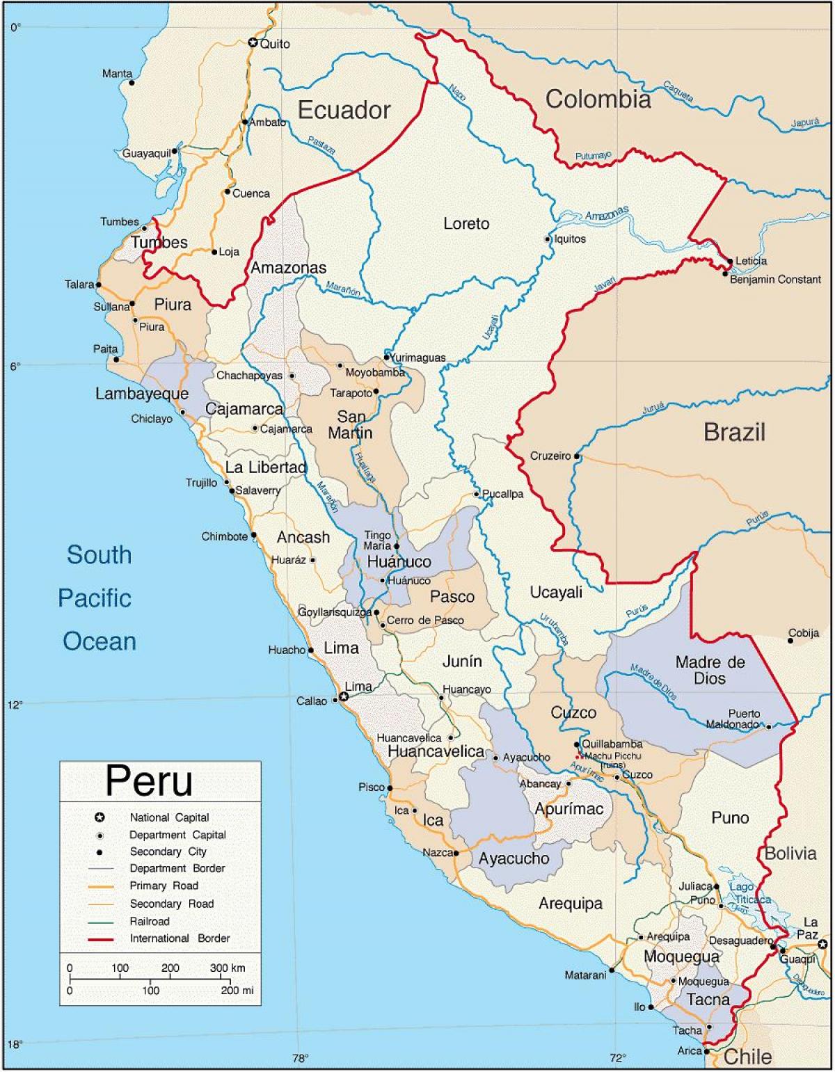 karta морай Peru