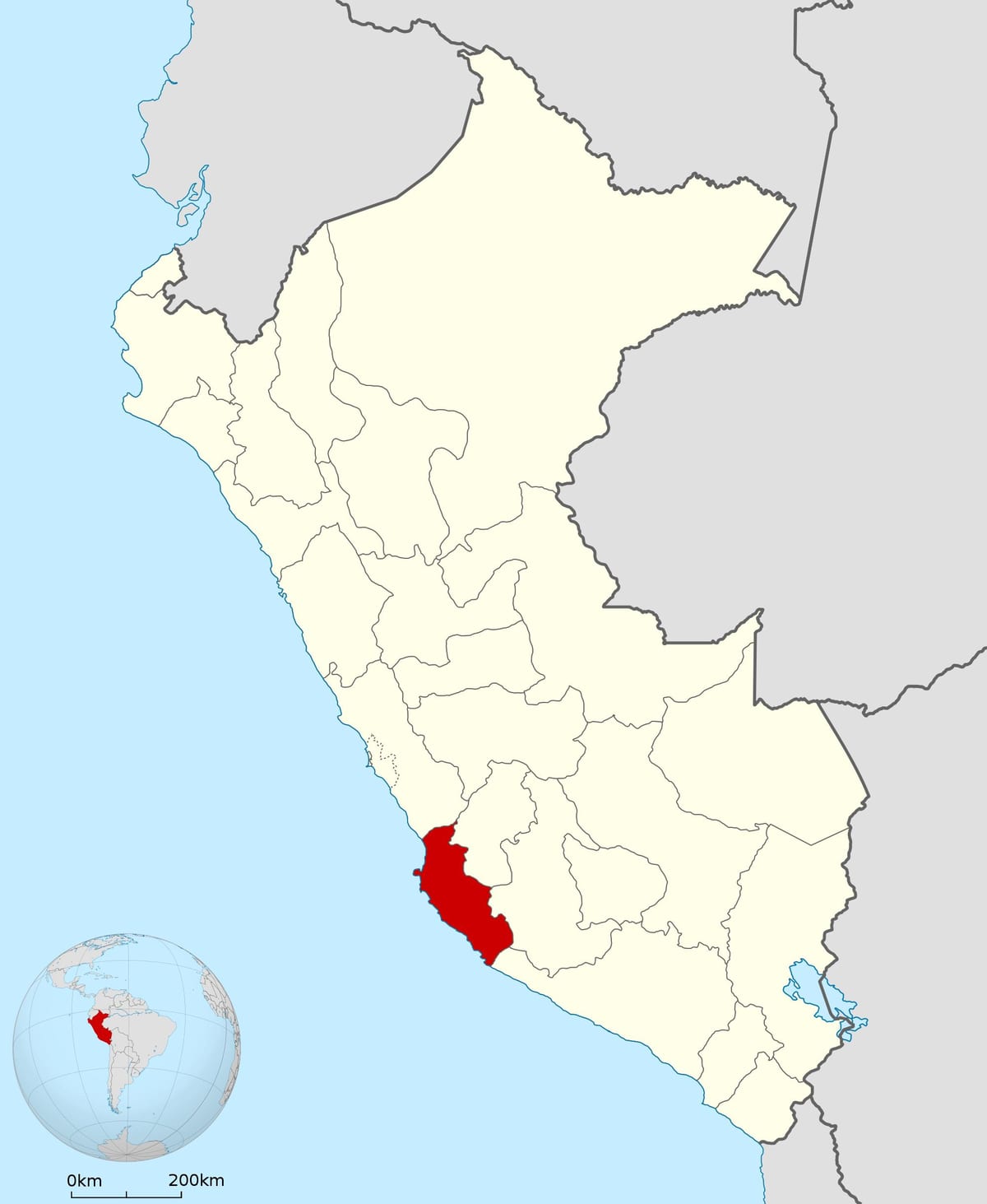 karta iki Peru