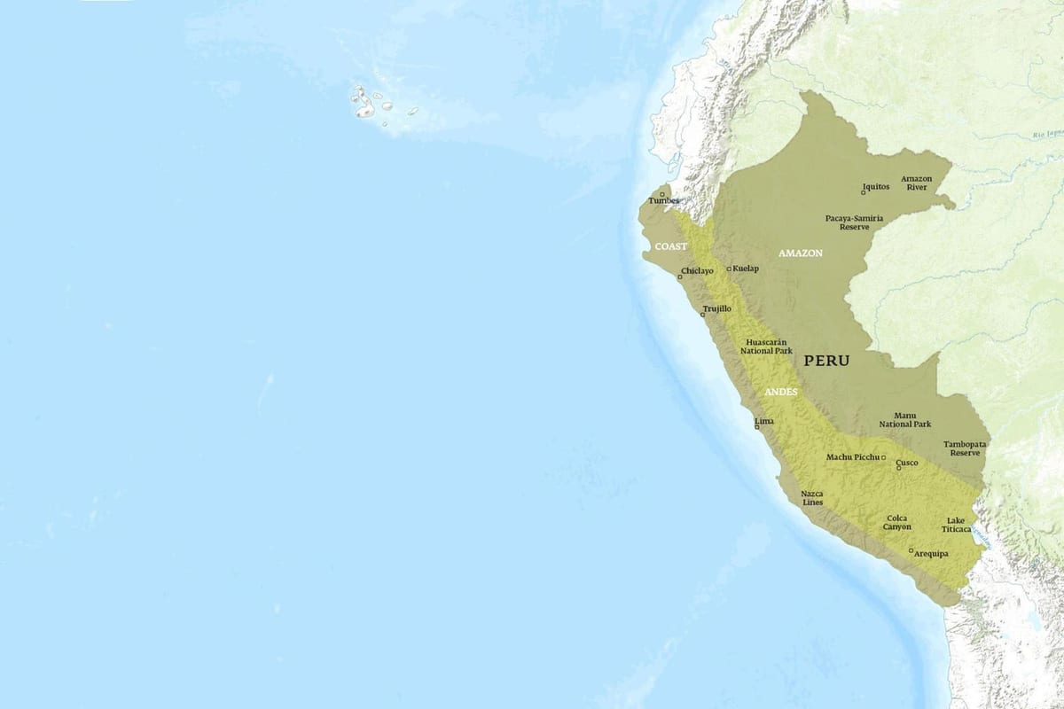 karta kuelap Peru