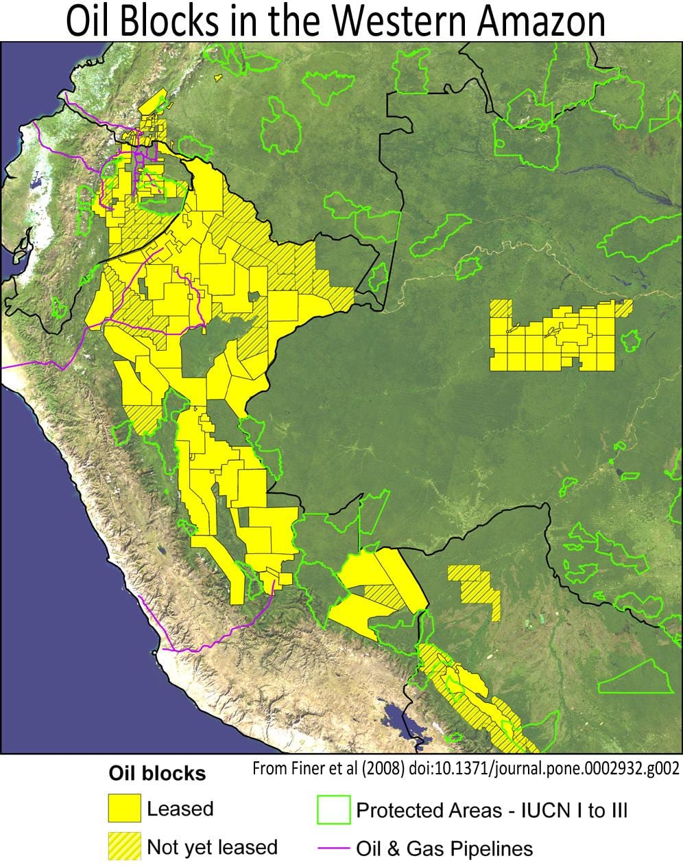 Peru Amazon karti