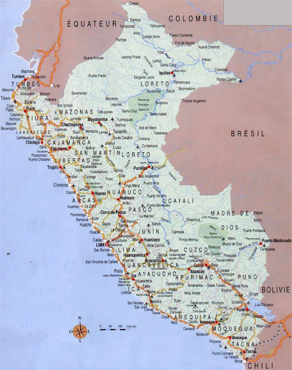 karta grada Peru