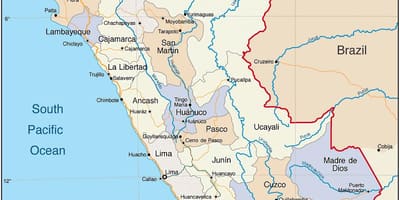 Karta морай Peru