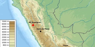 Visinske kartica Peru